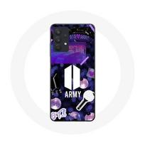 Coque pour Samsung Galaxy A32 5G Bangtan Sonyeondan BTS Logo Army Bomb Lightstick