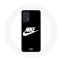 Case - MANIACASE - Samsung Galaxy A32 5G - Nike Logo - Flexible - Sporty - White/Black juoda