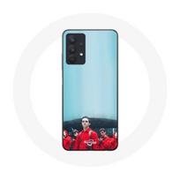 Coque pour Samsung Galaxy A32 5G La casa de papel Berlin Rio et Tokyo Fond Bleu mėlyna