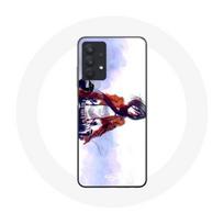 Case - Maniacase - Samsung Galaxy A32 5G - Manga Mikasa Ackerman - Silicone - Soft juoda