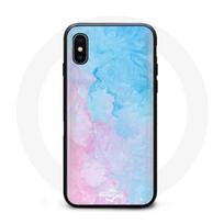Coque Iphone XS max Wallpaper Safari pink blue
