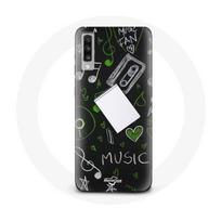 Coque Samsung Galaxy A70 Music clé de sol