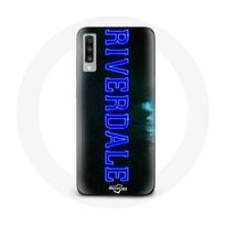 Coque Samsung Galaxy A70 Riverdale Série Logo bleu mėlyna