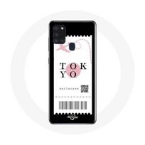 Coque Samsung Galaxy A21S Billet d'avion tokyo