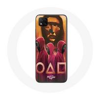 Coque Xiaomi Redmi 9C Squid Game Masques Triangle carré et Cercle dessin