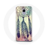 Coque pour Samsung Galaxy A6 2018 Attrape rêve coloré marron ruda