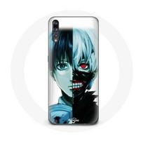 Coque pour Huawei p20 Tokyo Ghoul Visage Moitié