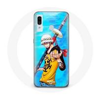 Case - Maniacase - Samsung Galaxy A20 - One Piece Manga - Soft - Protection and decoration juoda