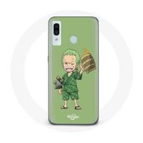 Coque pour Samsung Galaxy A20 One piece Manga Roronoa Zoro