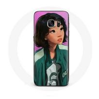 Coque pour samsung galaxy S6 Squid Game Kang Sae Byeok art