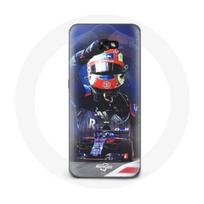 Coque pour Samsung Galaxy A5 Formule 1 Pierre Gasly Pilote automobile F1 Rouge Bleu