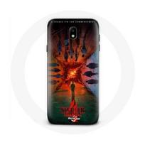 Coque pour Samsung Galaxy J5 2017 Stranger Things Saison 4 Affiche Equipages de la Nouvelle Théorie