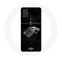 Dėklas Samsung Galaxy A51 Žaidimų sostai 8 sezonas Geležinis sostas Starkų namų logotipas Žiema