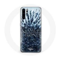 Coque pour Huawei P30 Game of Thrones saison 8 Episode 1 Le Trône de Fer Personnages logo Gris