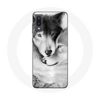 Coque pour Samsung Galaxy A02 Loup Duo animaux