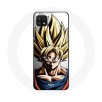 Coque pour Samsung Galaxy A22 5G Sangoku Mur Dragon Ball Super
