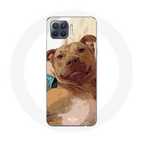 Coque pour Oppo A93 American Pit Bull Terrier Marron ruda