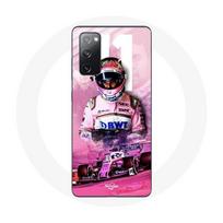 Coque pour Samsung Galaxy S20 FE Formule 1 Sergio Pérez Pilote de F1 Rose