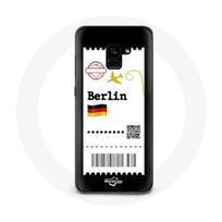 Coque pour Samsung Galaxy A8 Plus Billet d'avion berlin