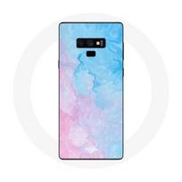 Coque pour Samsung Galaxy Note 9 Fond bleu rose