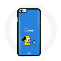 Coque pour Iphone 6 Bangtan BTS BT21 Chimmy Jimin Fond Bleu