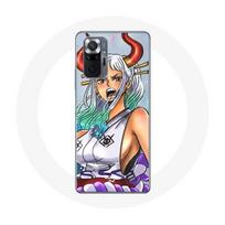 Coque pour Xiaomi Redmi Note 10 Pro Yamato One Piece Anime Manga juoda