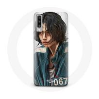 Coque pour Samsung Galaxy A70 Squid Game Kang Sae Byeok Numéro 067