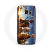 Coque pour Samsung Galaxy S7 Edge Tanjiro Inosuke et Zenitsu Demon Slayer Kimetsu no Yaiba Anime Man