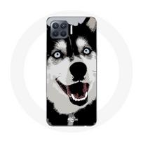 Coque pour Oppo A93 Husky de Sibérie Yeux Bleus