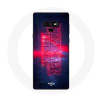 Coque pour Samsung Galaxy Note 9 Stranger Things Logo Transparent Saison 4 Bande annonce 2022