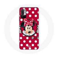 Dėklas Xiaomi Poco M3 Pro Minnie Mouse Animacinis Raudonas