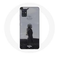 Coque pour Samsung Galaxy A51 Game of Thrones Saison 8 Daenerys Targaryen feu et sang Le Trône de Fe