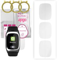 3x apgo Hydrogel Screen Protector for myPhone (HAMMER) myBand 4family, Hydrogel Film, with positioning layer easy installation