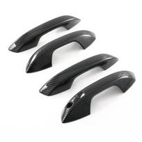 For BYD YUAN PLUS ATTO 3 2022 2023 ABS carbonfiber balck Car Door Handle Bowl Cover Trim Sticker Car external Accessories Fit  for LHD