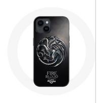 Dėklas - Maniacase - Iphone 14 - Ugnis ir kraujas Targaryenai - Kietas - Juodas