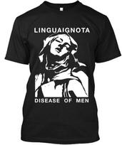 Design 8859 Lingua Ignota Disease Of Unisex T-Shirt S black