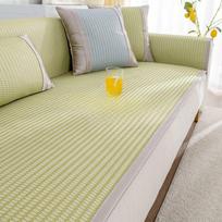 Sofa Cushion Schoenoplectus Trigueter Palla Straw Mat Seat Cushion for Summer Summer Sofa Towel Cover Summer Cooling Mat 60*60cm beige