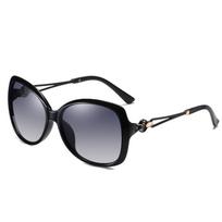 Ladies Polarized Color-changing Glasses Studded Fashion Sunglasses Women's Large Frame Sunglasses white