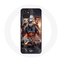 Samsung Galaxy A03 case Max Verstappen F1 art wallpaper