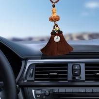 Budos statulėlė automobilio veidrodėliui pakabinamas ornamentas su lotoso pakabukais namų dekorui Style A