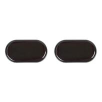 TESIN ABS Car Side Fender Turn Signal Light Decoration Cover Stickers For Suzuki Jimny     Exterior Accessories Smoked Black black