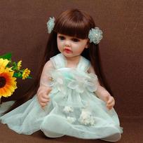 Reborn Baby Doll 55cm Newborn Simulation Reborn Babies Real Baby Toy Children Toys black