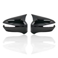 Mirror Cover For Honda Civic FD6 2006 2007 2008 2009 2010 2011 2012 Accessory Bright Black Case CAR Shield Black One Pair