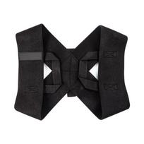 SingleChest Muscle Fitness Shoulder Strap Bench Press Shoulder Training Belt Chest Straight Back Correction Belt Open Shoulder Back Training Belt XL black
