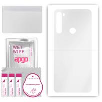 apgo Itin skaidrus apsauginis odos lipdukas nugarėlei, suderinamas su Xiaomi Redmi Note 8T, plėvelė, hidrogelio plėvelė, lankstus, minkštas TPU su pozicija