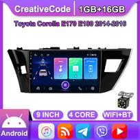 For Toyota Corolla E170 E180 2014-2016 Carplay Android Car Radio GPS Navigation 2din 1+16GB 1+16GB gray