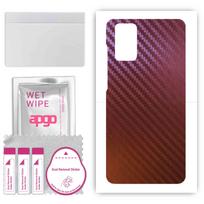 Apgo odos lipdukų plėvelės folijos vinilas, skirtas BACK, suderinamas su Samsung Galaxy S20 Plus, atsparus įbrėžimams, lengvai montuojamas - anglies chameleonas CAKA5