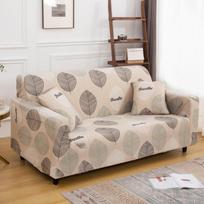 Spausdintas tampus sofos užvalkalas svetainei L formos kombinuota šezlongo sofa užvalkalas namų dekoras 1/2/3/4 vietų nuimamas 1-seater 90-140cm beige