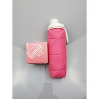 Edible Silicon Folding Bottle Mini Outdoor Sports Bottle Portable Creative Que Bottle Travel Cup 600ml gray