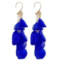 1 Pair Ear Cuffs Vintage Exaggerated Bohemian Style Tassel Anti-rust Daily Wear Long